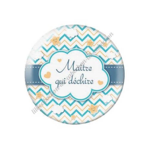 Cabochon résine a coller 25 mm maître k31 