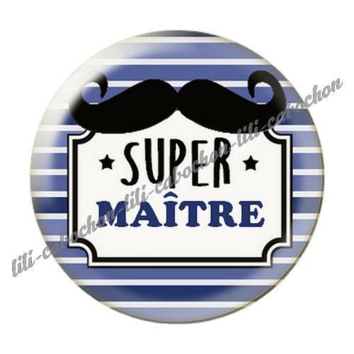 Cabochon résine a coller 25 mm maître i24 