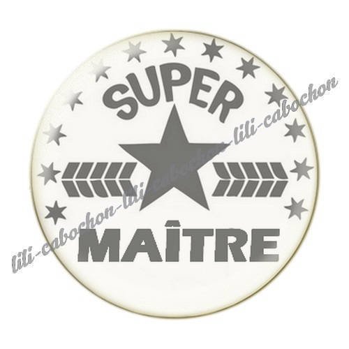 Cabochon résine a coller 25 mm maître i36 