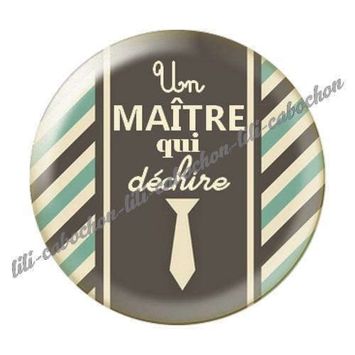 Cabochon résine a coller 25 mm maître i29 