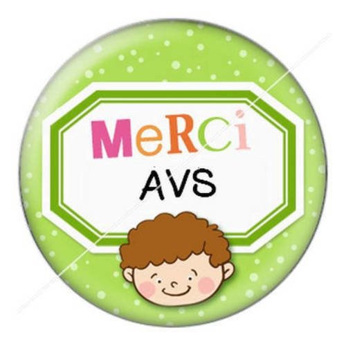 Cabochon résine a coller 25 mm pour avs f6 