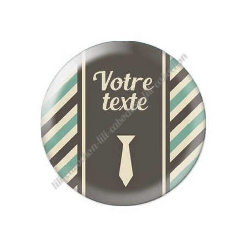 Cabochon résine a coller 25 mm à personnaliser avec votre texte ref f110 