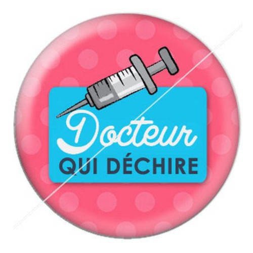 Cabochon résine a coller 25 mm pour docteur qui déchire 3 