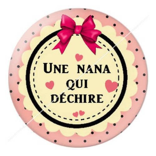 Cabochon résine a coller 25 mm pour nana 2 