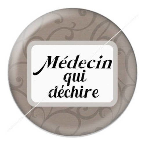 Cabochon résine a coller 25 mm pour médecin 9 