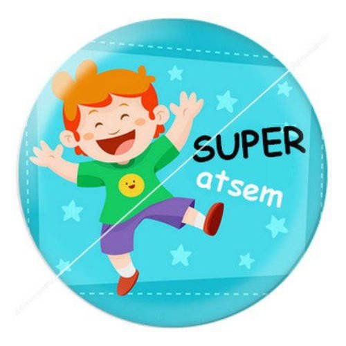 Cabochon résine a coller 25 mm pour atsem f20 