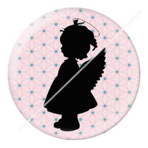 Cabochon résine a coller 25 mm  ange 2 