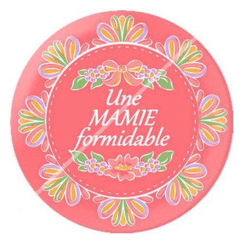Cabochon résine a coller 25 mm pour mamie 10 