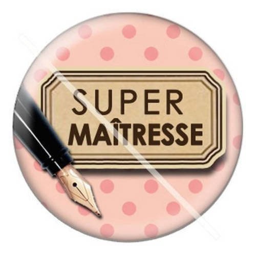 Cabochon résine a coller 25 mm pour maîtresse a37 