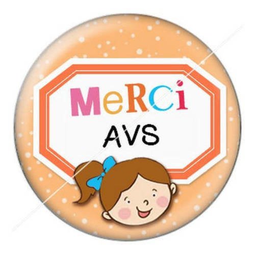 Cabochon résine a coller 25 mm pour avs f7 