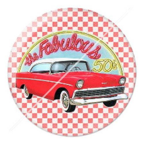 Cabochon résine a coller 25 mm fille vintage pin-up enjoy 16 