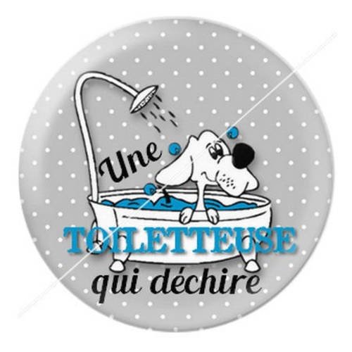 Cabochon résine a coller 25 mm toiletteuse 11 