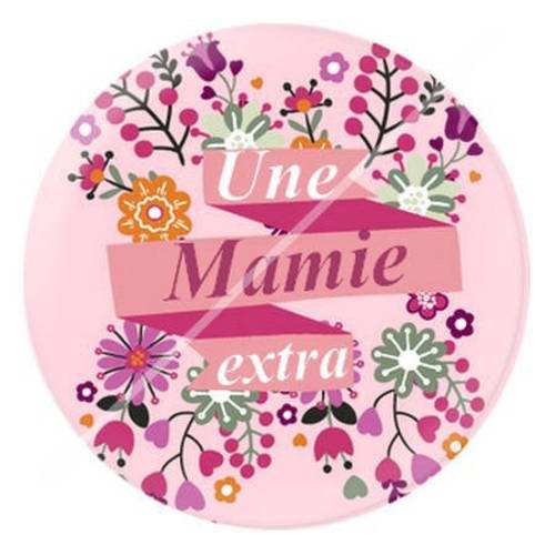 Cabochon résine a coller 25 mm pour mamie b2 