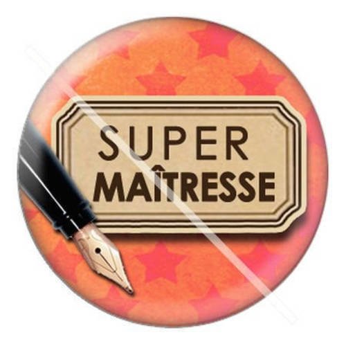 Cabochon résine a coller 25 mm pour maîtresse a41 