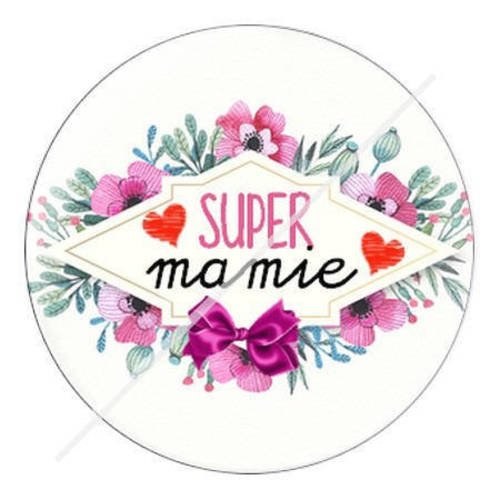 Cabochon résine a coller 25 mm pour mamie s5 