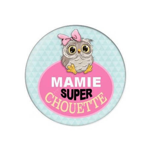 Cabochon résine a coller 25 mm pour mamie f16 