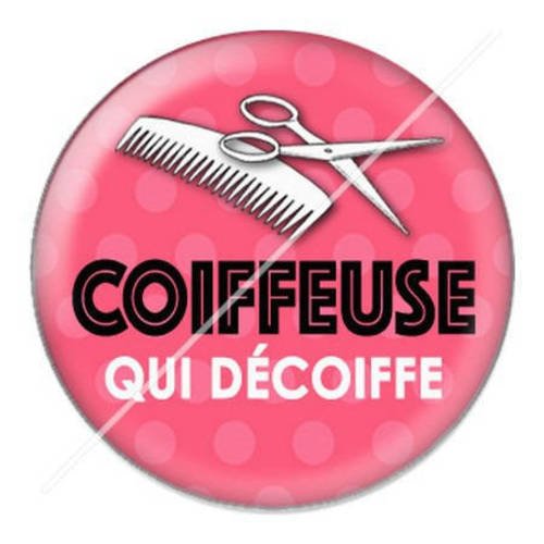 Cabochon résine a coller 25 mm coiffeuse 5 