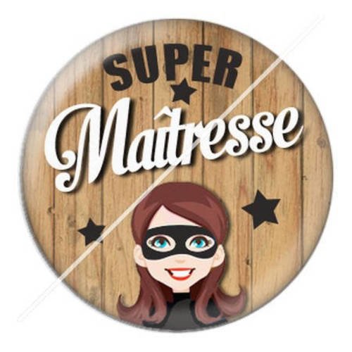 Cabochon résine a coller 25 mm pour super maîtresse s5 