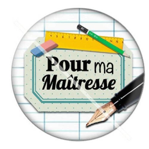 Cabochon résine a coller 25 mm pour maîtresse a2 