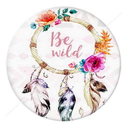 Cabochon résine a coller 25 mm attrapes rêves be wilde 7 