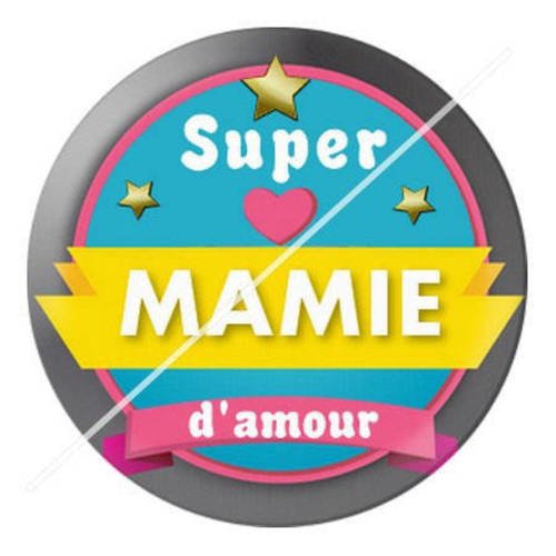 Cabochon résine a coller 25 mm pour mamie c2 