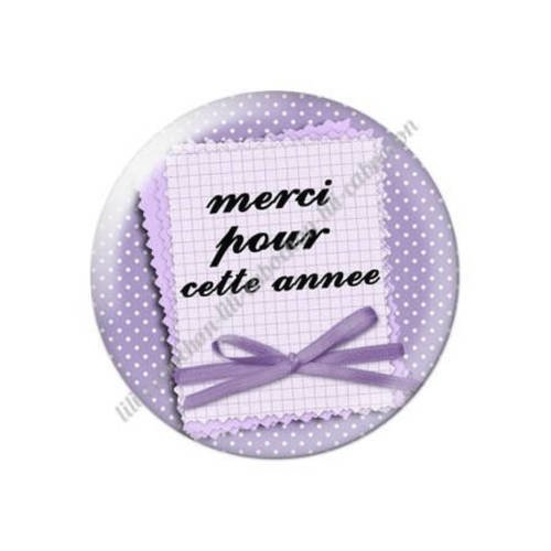 Cabochon résine a coller 25 mm merci pour cette belle année 2 