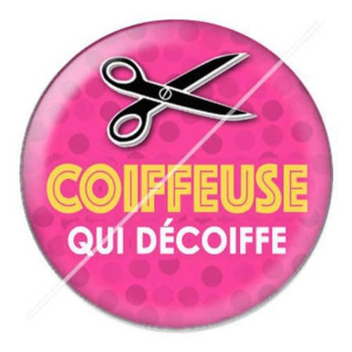 Cabochon résine a coller 25 mm coiffeuse 11 