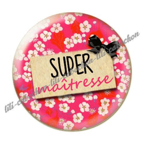 Cabochon résine a coller 25 mm maîtresse i5 