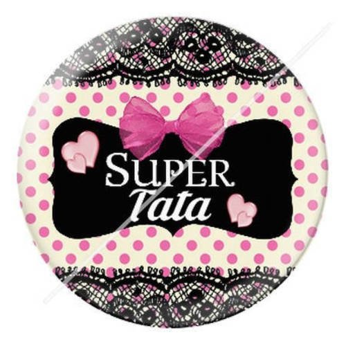 Cabochon résine a coller 25 mm pour tata tatie t13 