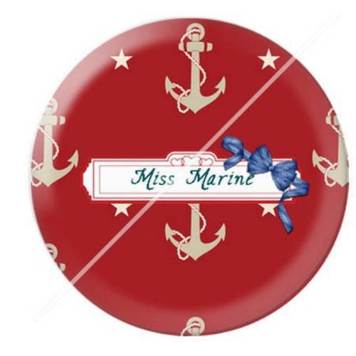 Cabochon résine a coller 25 mm la mer vacances été océan marin a5 