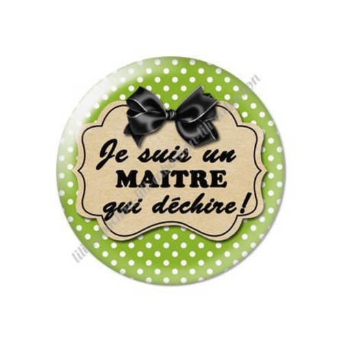 Cabochon résine a coller 25 mm maître k1 