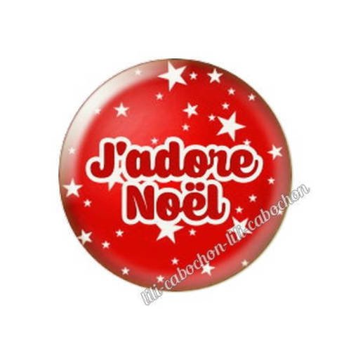 Cabochon résine a coller 25 mm noël bba82