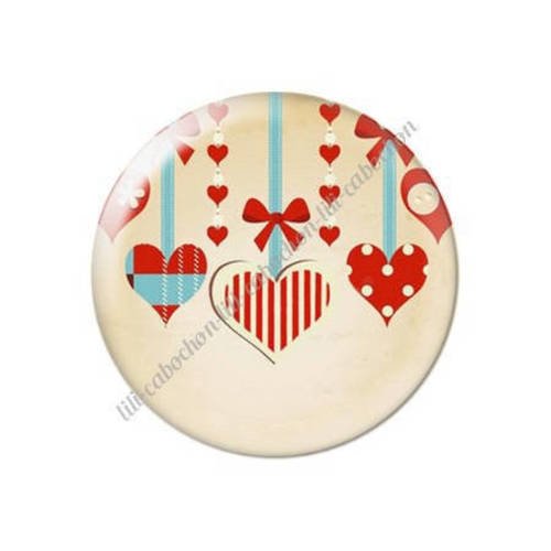 Cabochon résine a coller 25 mm maman m18 