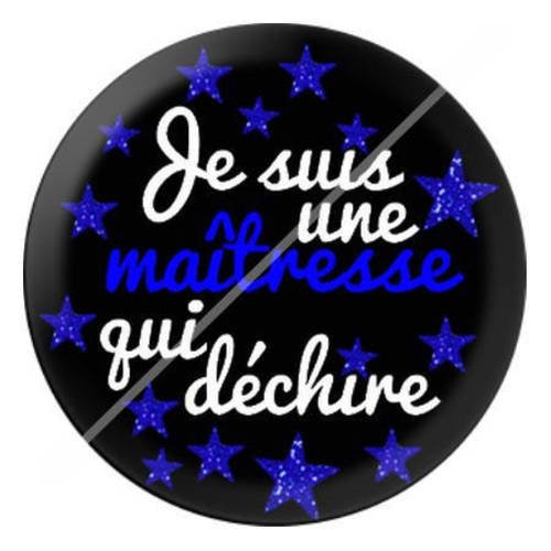 Cabochon résine a coller 25 mm pour ma maîtresse qui déchire 13 