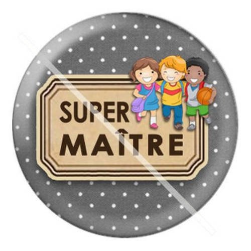 Cabochon résine a coller 25 mm pour maître a4 