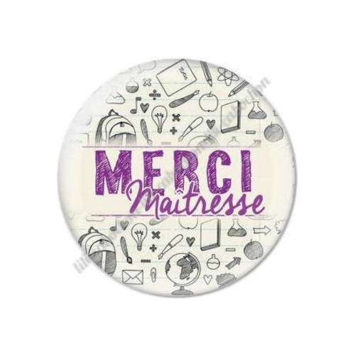 Cabochon résine a coller 25 mm maîtresse t57 