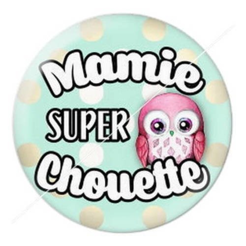 Cabochon résine a coller 25 mm pour mamie 5 