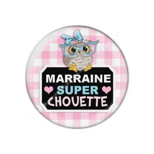 Cabochon résine a coller 25 mm marraine f6 