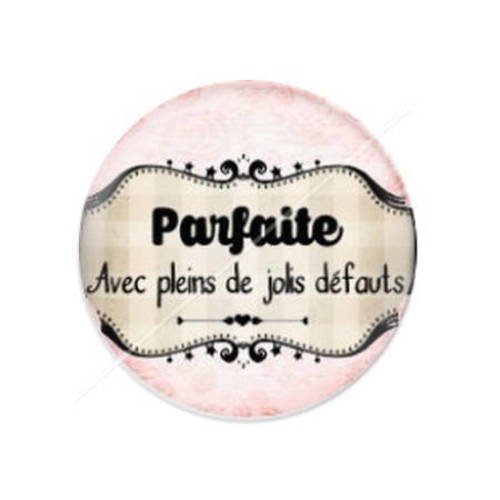 Cabochon résine a coller 25 mm madame 16 