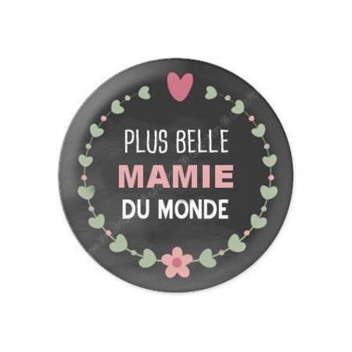 Cabochon résine a coller 25 mm pour mamie f29 