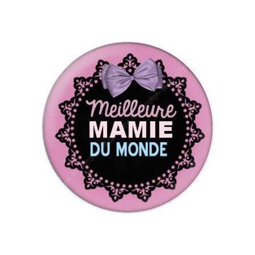 Cabochon résine a coller 25 mm pour mamie f45 