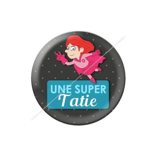 Cabochon résine a coller 25 mm tatie tata j54 