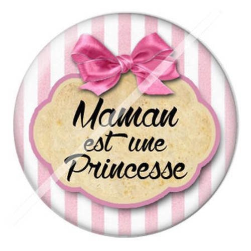 Cabochon résine a coller 25 mm pour maman mb9 