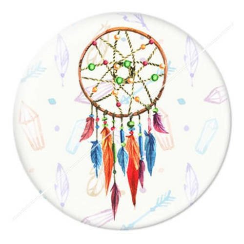 Cabochon résine a coller 25 mm thème ethnique attrape rêve 3 