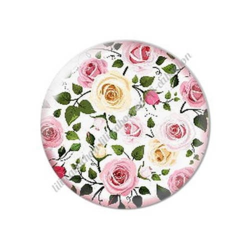 Cabochon résine a coller 25 mm maman v40b 