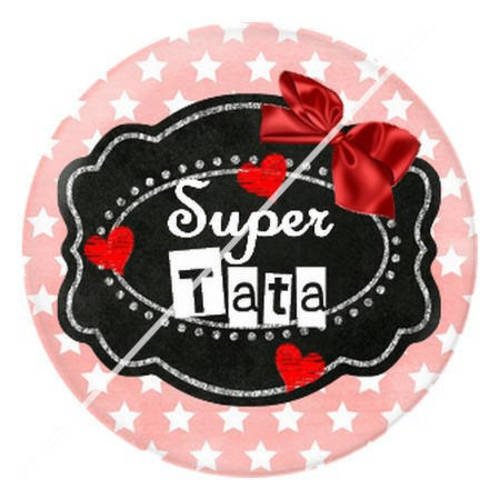 Cabochon résine a coller 25 mm pour super tata 10 