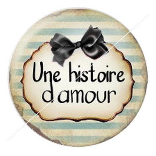 Cabochon résine a coller 25 mm madame et son chat 11 