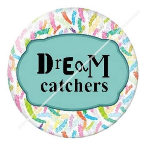 Cabochon résine a coller 25 mm dreamcatcher attrape reve 12 
