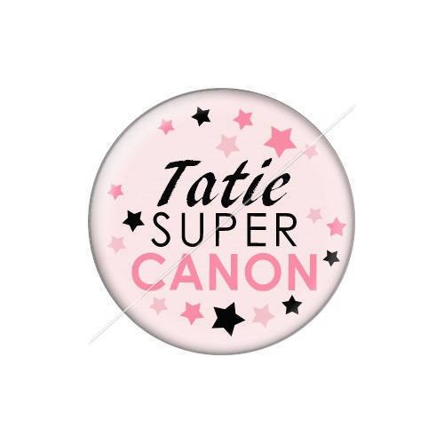 Cabochon résine a coller 25 mm tatie j1 