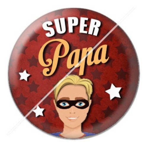 Cabochon résine a coller 25 mm pour super papa s5 